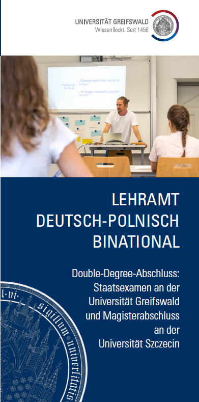 Coverbild Studienfachflyer Lehramt Deutsch-Polnisch