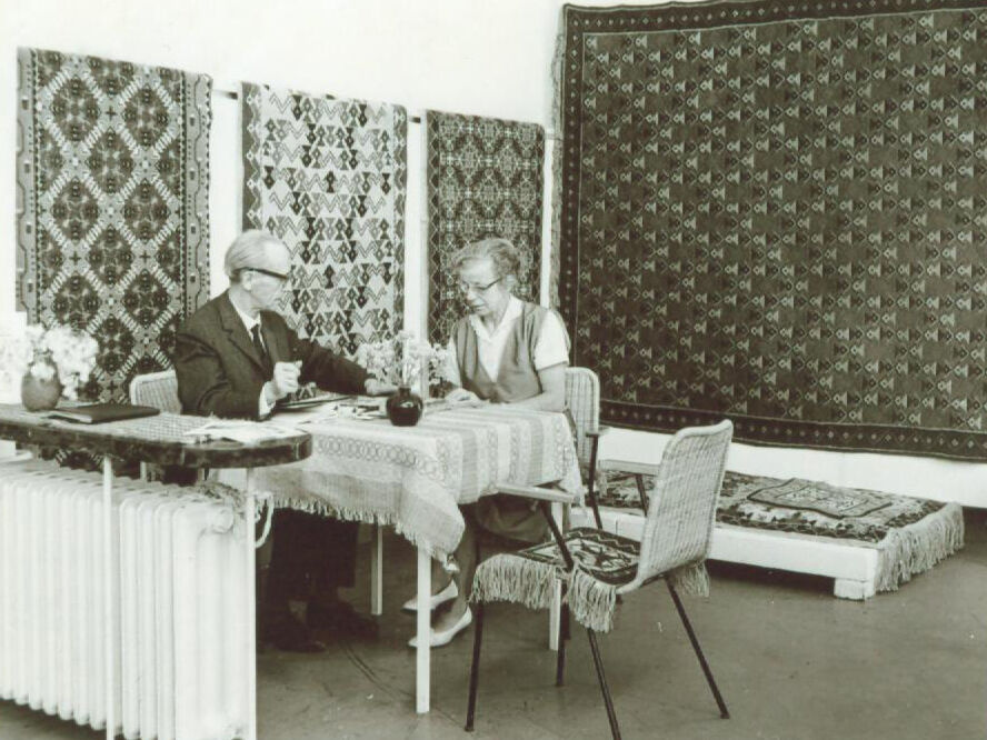 Rudolf Stundl and Frida Stundl-Pietschmann, at Leipzig’s trade fair, 1965 Photo: Kustodie (University Collections), University of Greifswald