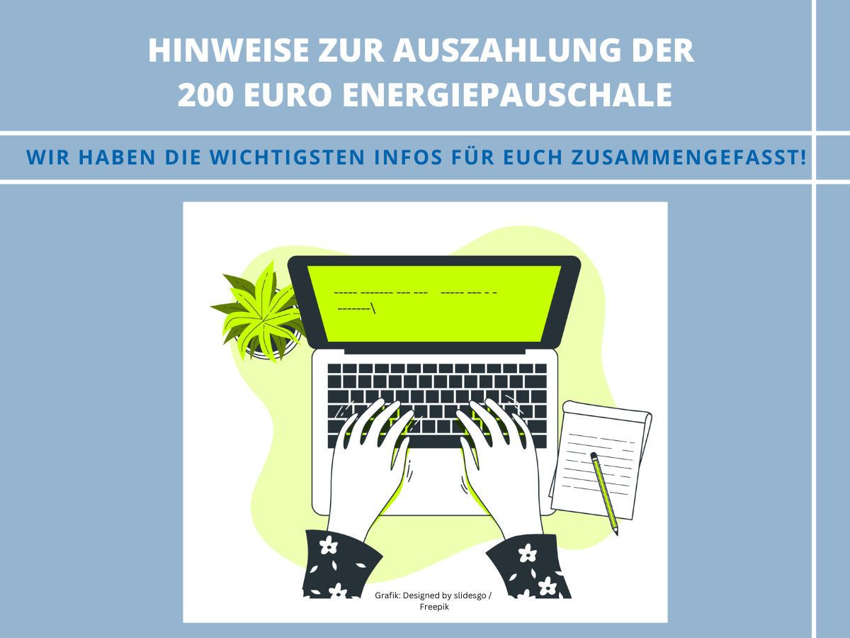 Titelbild für die Anleitung zur Auszahlung der Energiepauschale