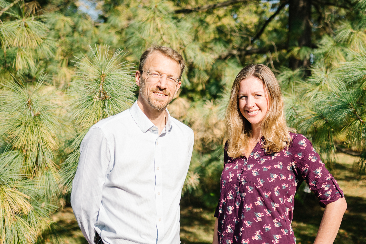 Prof. Dr. Martin Wilmking und Dr. Jill Harvey – Foto: Magnus Schult 