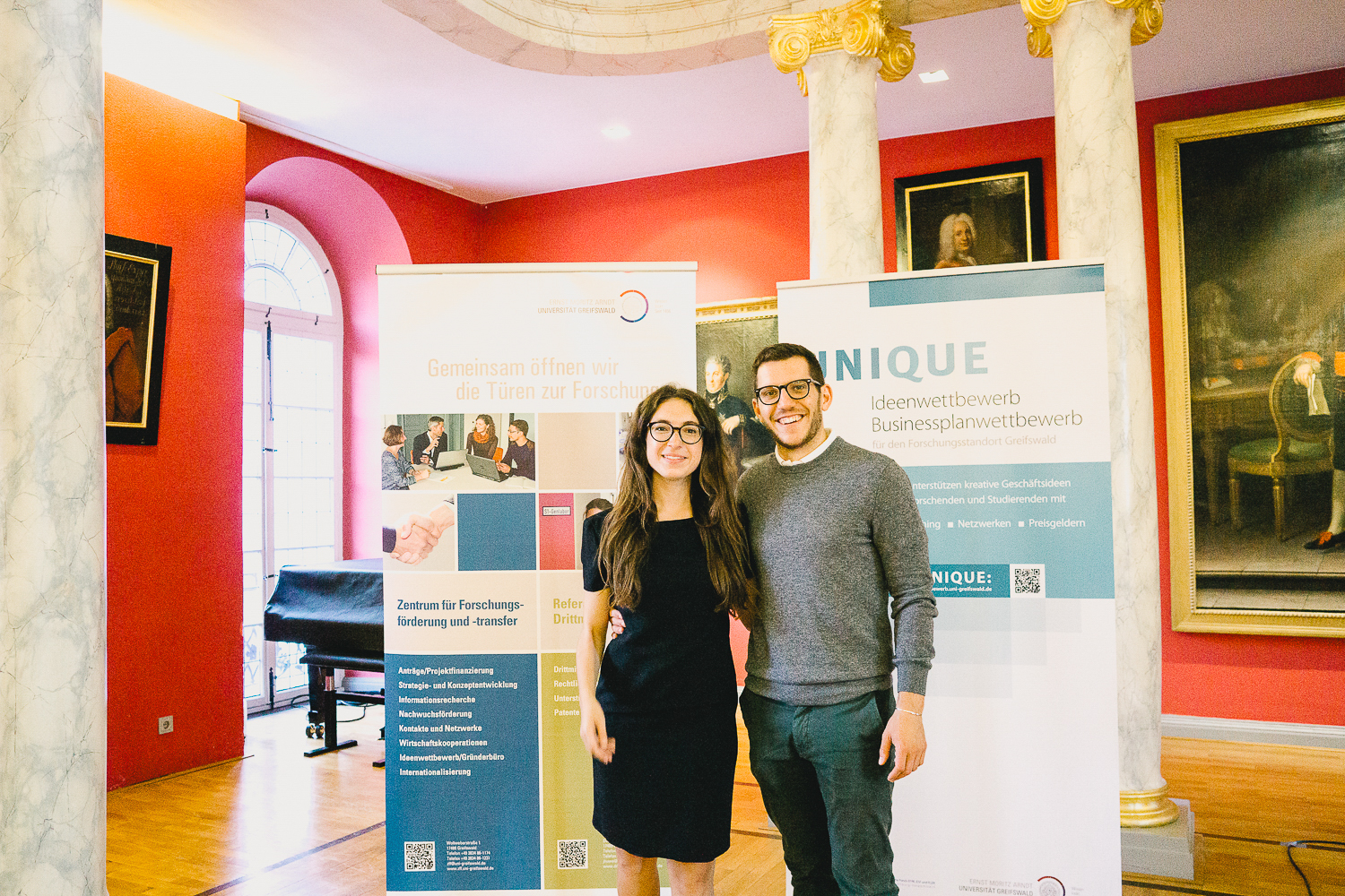 Rima Rifai und Benedikt Hirthammer - Foto: Magnus Schult