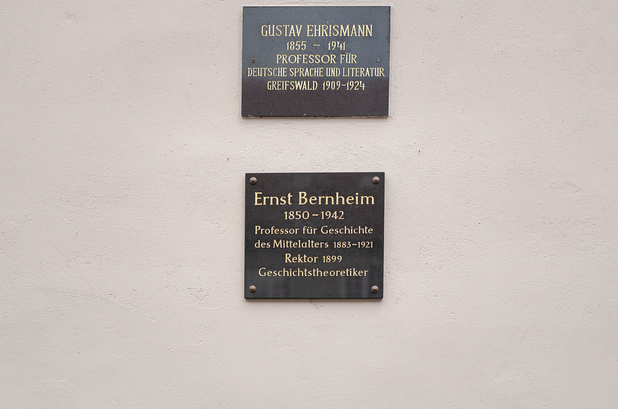 Gedenktafel am Historischen Institut - Foto: Hannah Weißbrodt