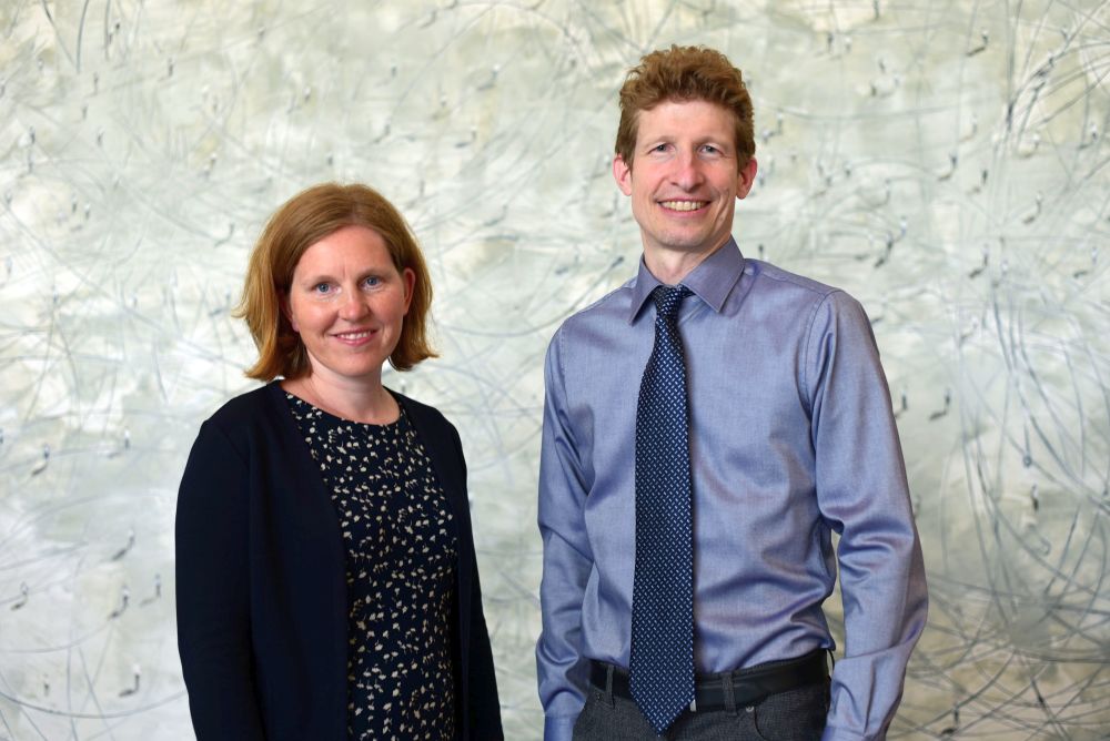 Prof. Dr. Carsten Oliver Schmidt und Prof. Dr.-Ing. Dagmar Waltemath vom Greifswalder Institut für Community Medicine (ICM). ©Manuela_Janke_UMG