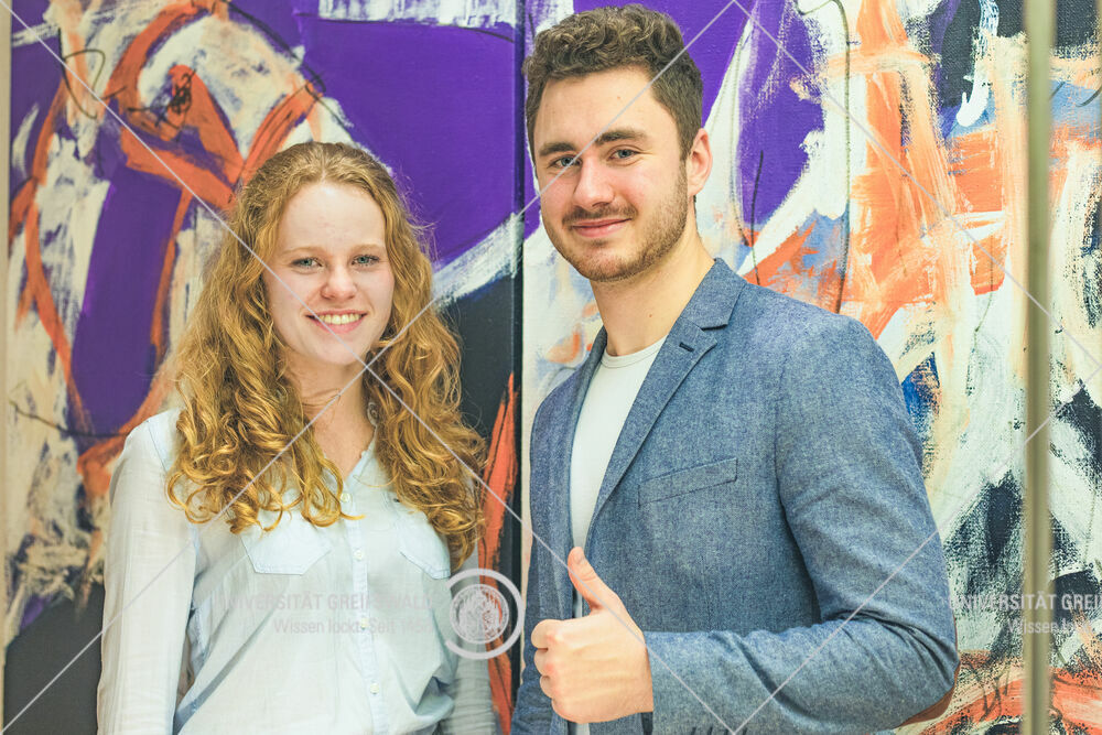 Das Siegerteam NOX Technologies, Anna Völz und Johannes Mai, Foto: ©privat
