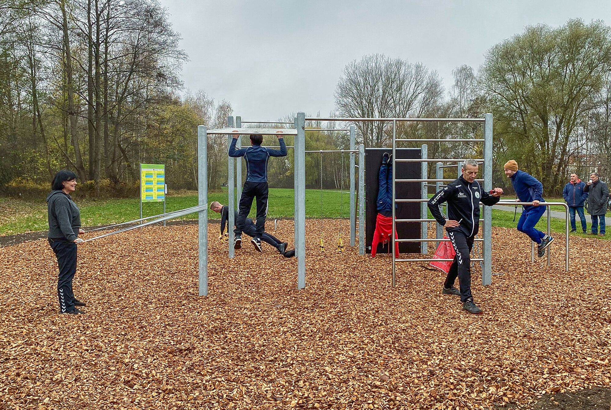 Trainingsgerät der Calisthenics-Anlage im Strandbad Eldena, © Stadt Greifswald, 2022