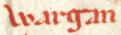 Um 1440 schrieb man anders als heute. Das abgebildete altpreußische Wort kann „wargan“ (das Übel), „waitian“ (das Reden) oder „wartian“ (die Buße) gelesen werden.