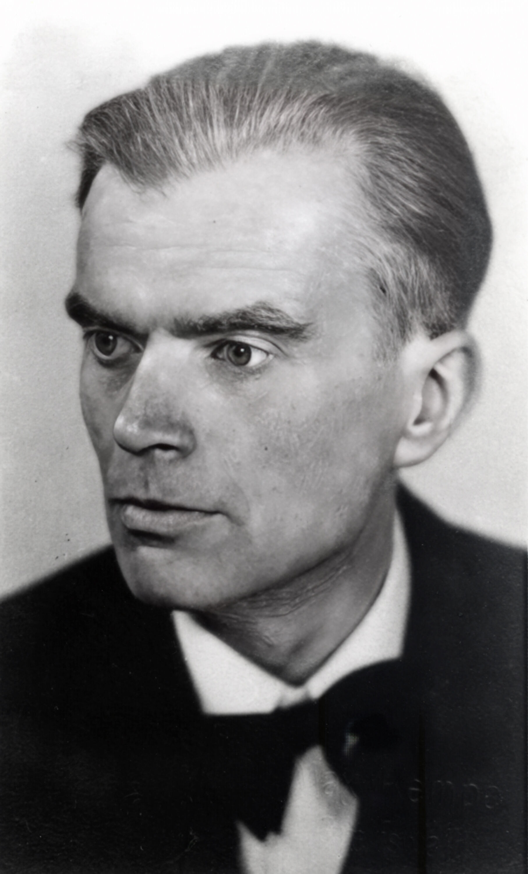 Ernst Lohmeyer The black and white photo shows Ernst Lohmeyer