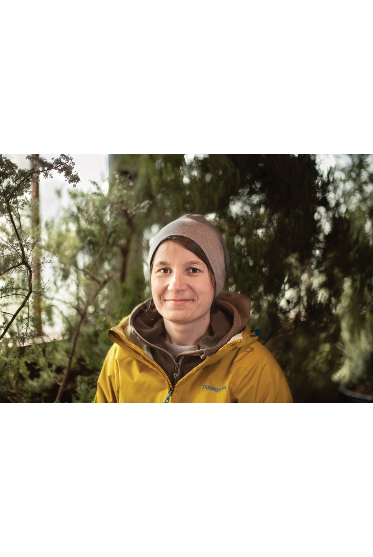 Prof. Dr. Gesche Blume-Werry im Aboretum Greifswald
