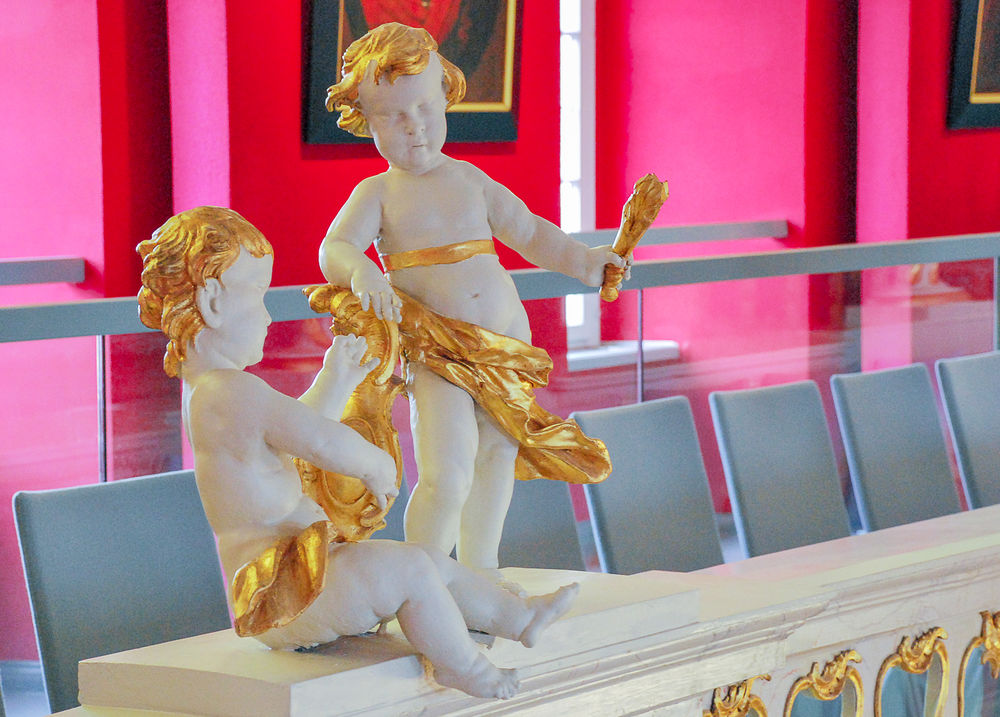 Cherubs on the balustrade - photo: Jan Meßerschmidt 