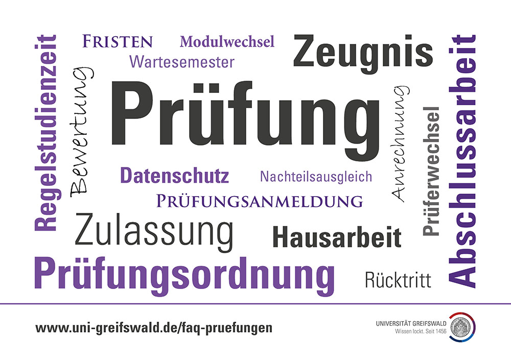 This page has the short URL www.uni-greifswald.de/faq-pruefungen
