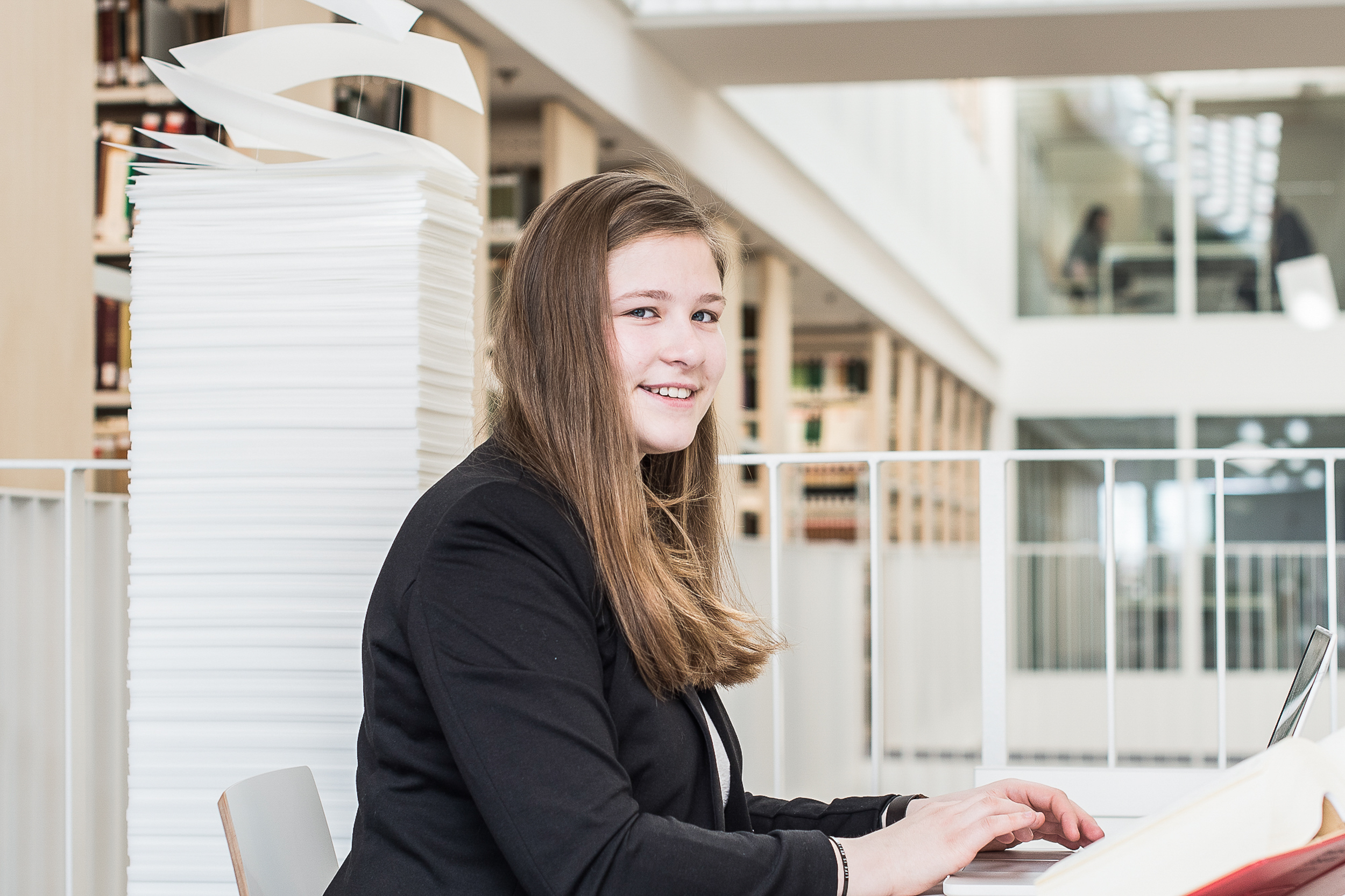 Arbeiten unter fliegenden Blättern