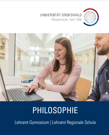 Coverbild Studienfachflyer Lehramt Philosophie, © Universität Greifswald Lehramt Philosophie