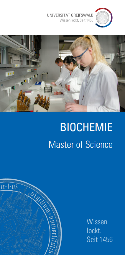 Biochemie Master Flyer 