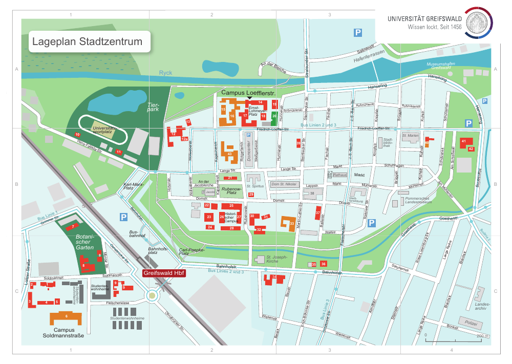 Lageplan Innenstadt 