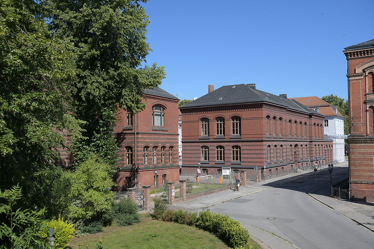 Blick vom Wall auf das Alte Audimax