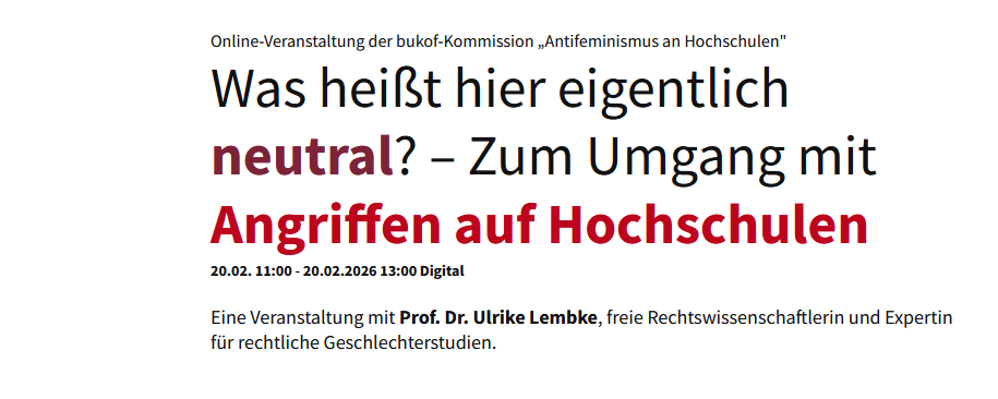 Was heißt hier eigentlich neutral? -Zum Umgang mit Angriffen auf Hochschulen