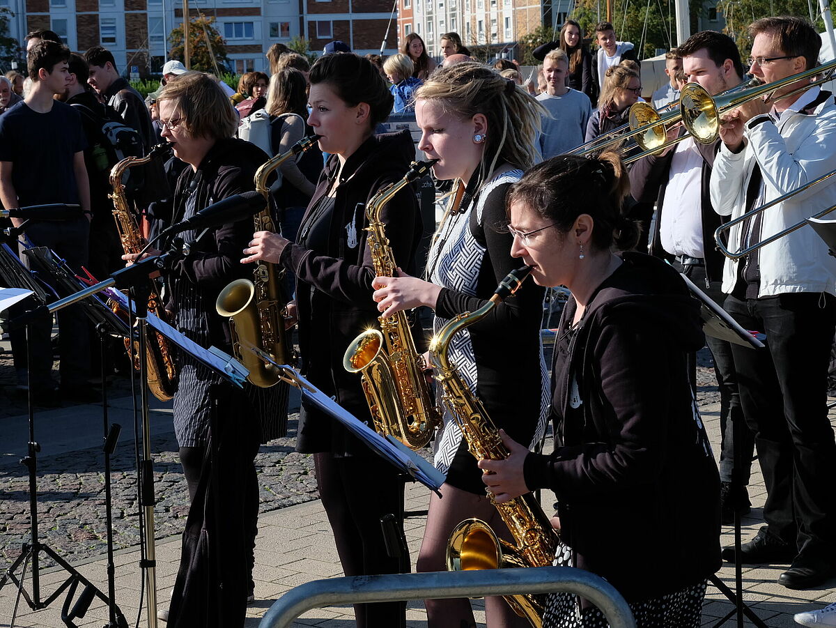 Aufführung Uniband - Foto: Alexandra Schwede