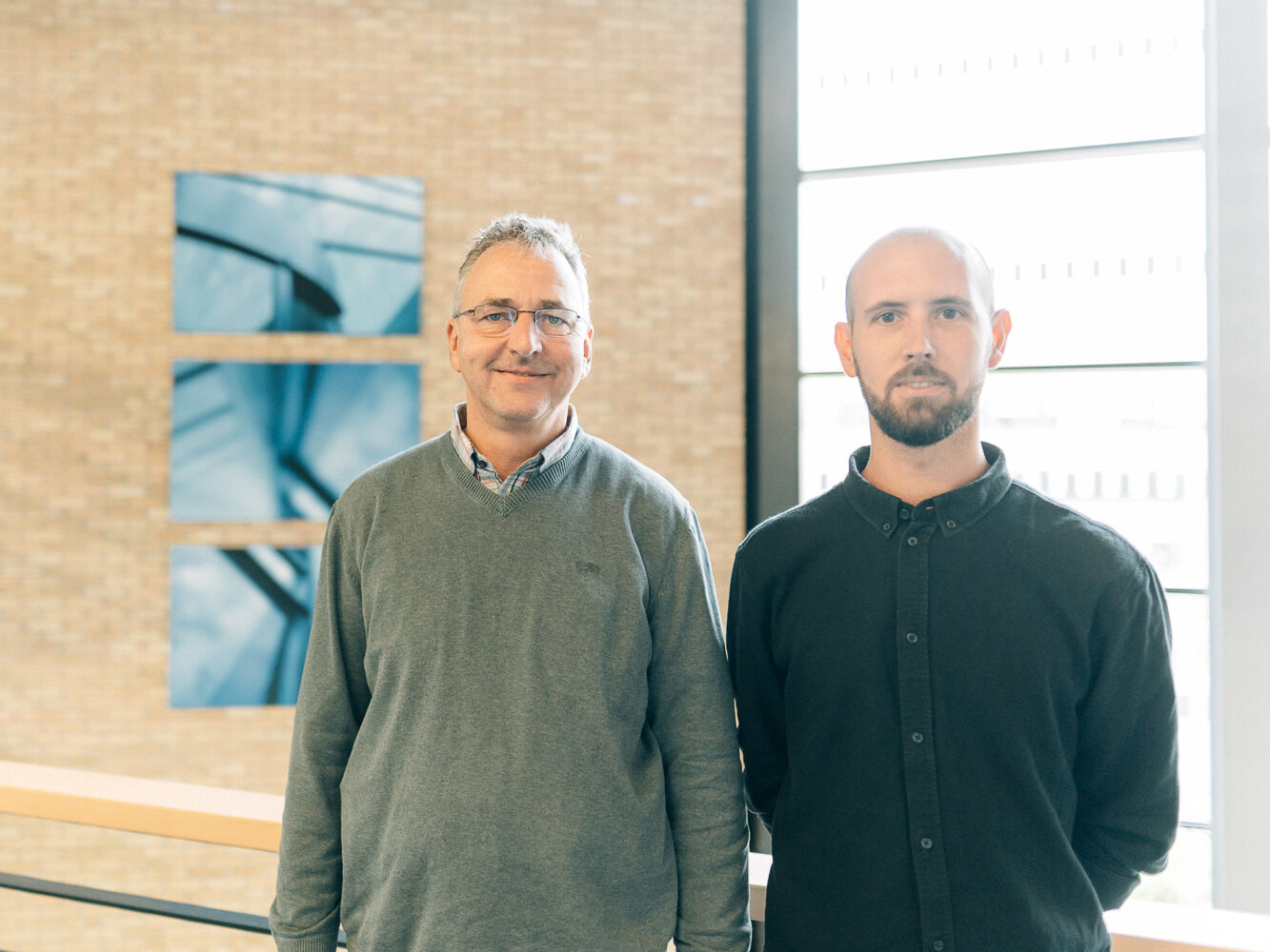 Prof. Dr. Uwe Bornscheuer und Dr. Thomas Bayer – Foto: Magnus Schult