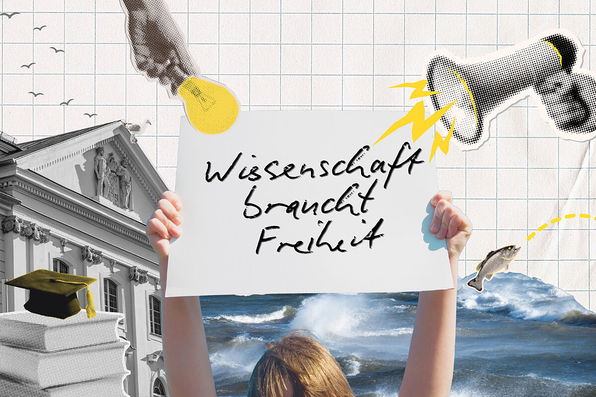 Collage Wissenschaftsfreiheit
