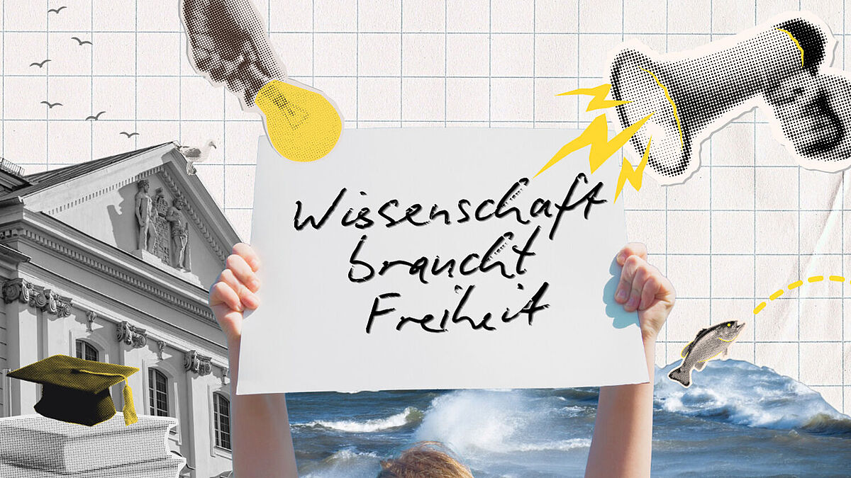 Collage Wissenschaftsfreiheit Collage Wissenschaftsfreiheit