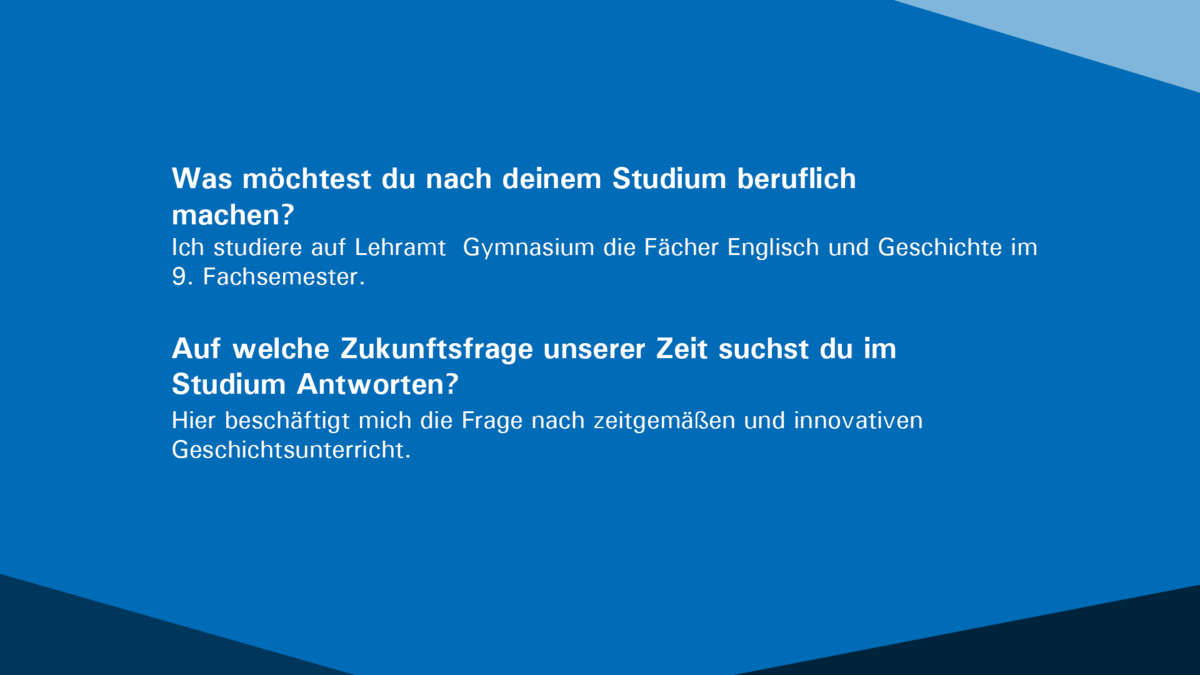 Steckbrief Slider Niklas Michel: Universität Greifswald