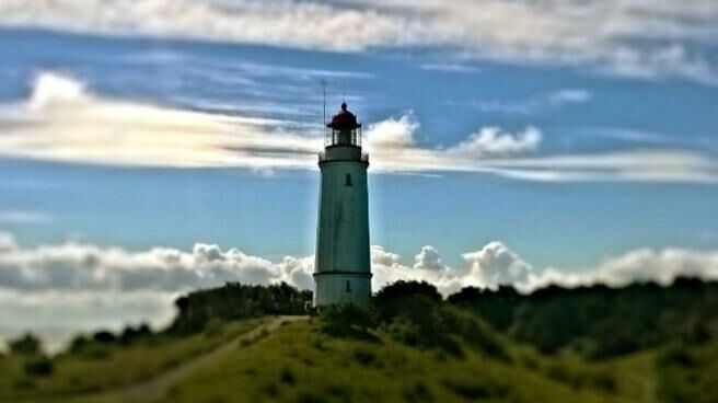 Hiddensee Island lighthouse