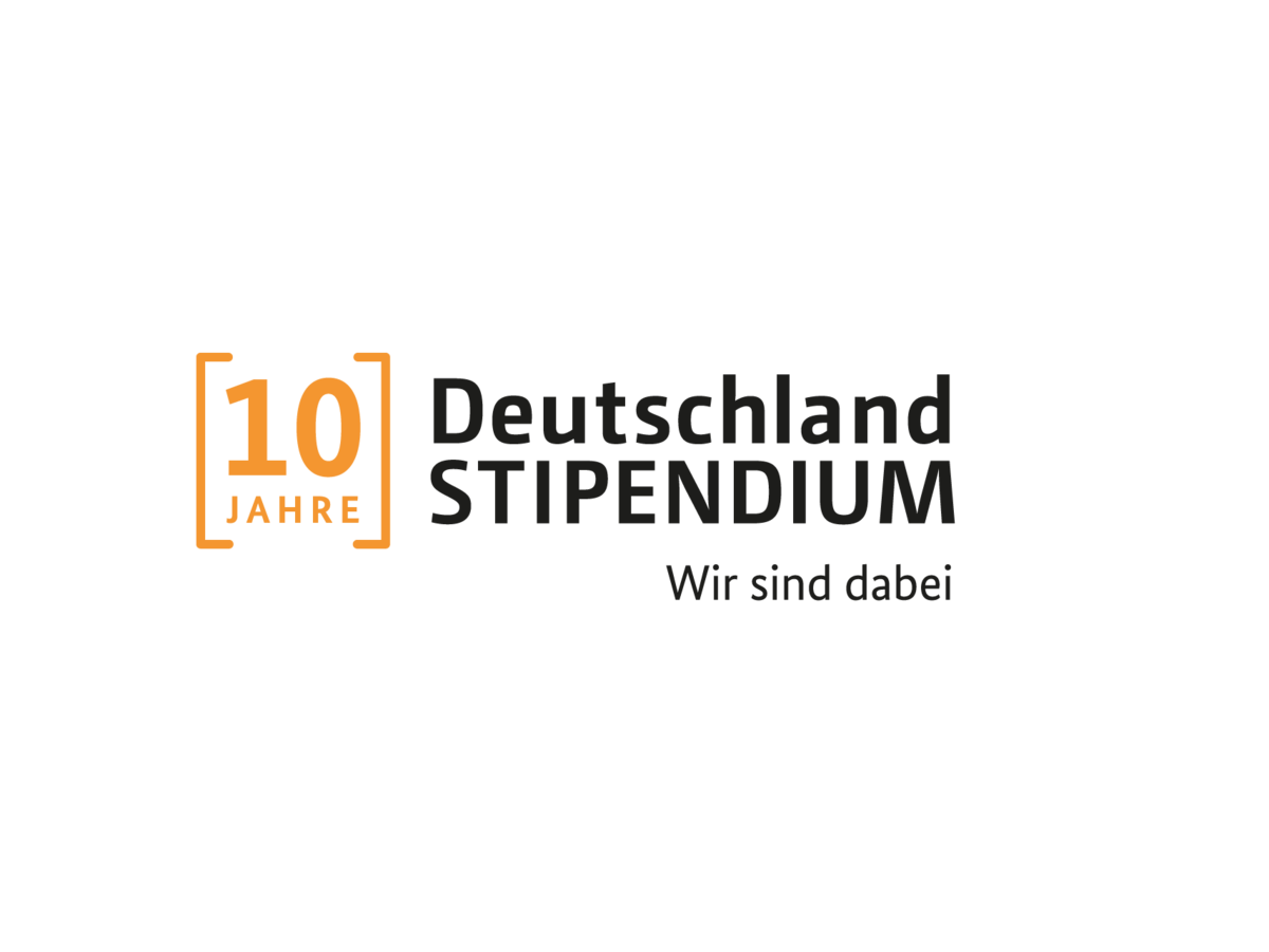 Jubiläumslogo Deutschlandstipendium, ©BMBF