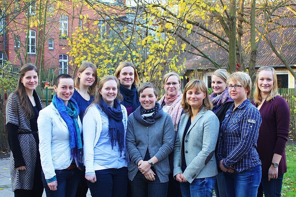 Gruppenfoto der Doktorandinnen 2014