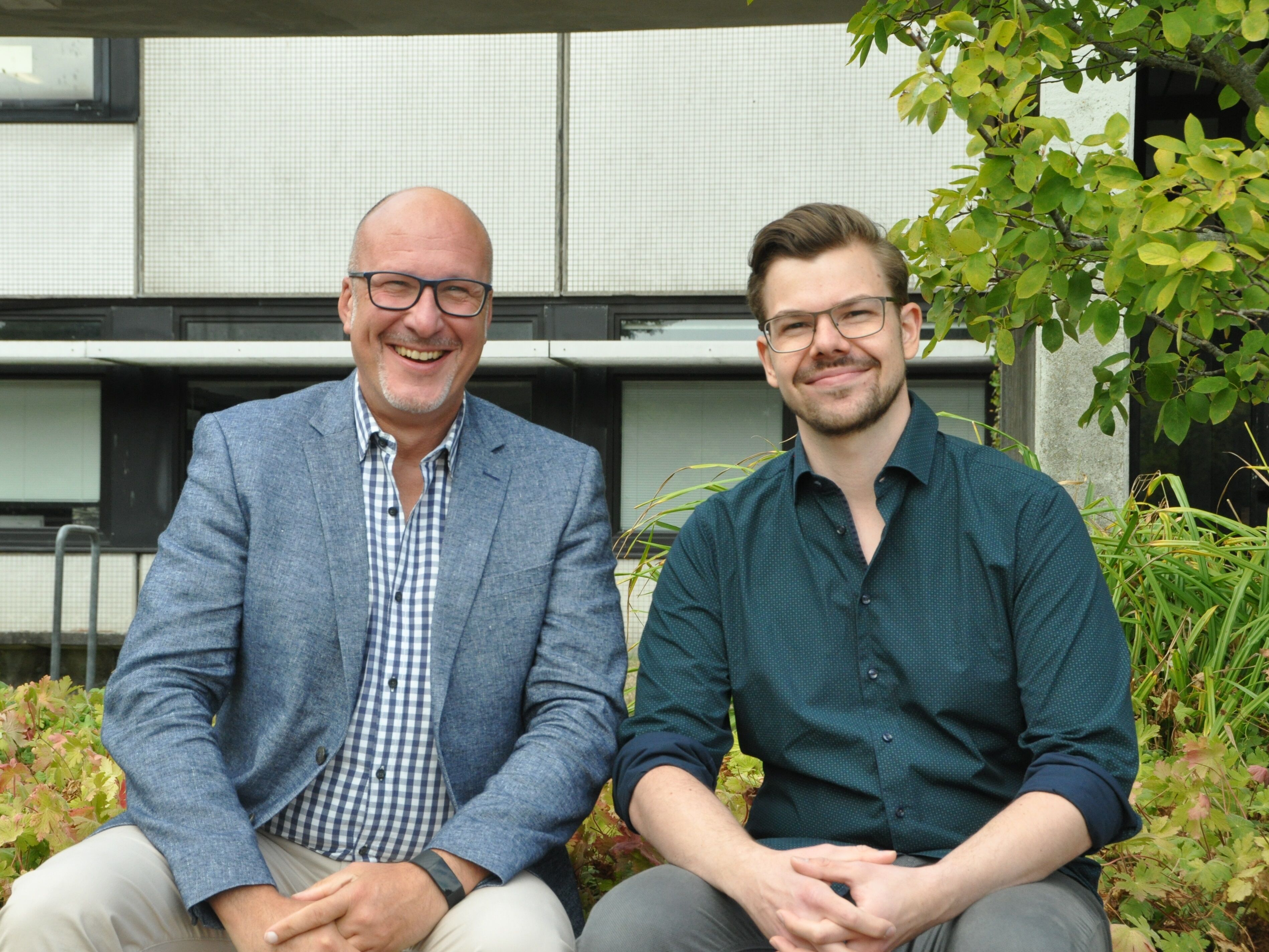 Prof. Oliver Auge und Robert Harlaß, M. A., © Katja Hillebrand