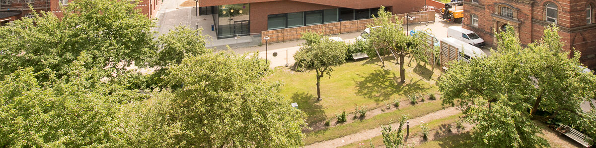 Blick auf den Campus Loefflerstraße