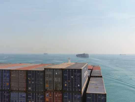 Überfahrt: Unterwegs auf einem Containerschiff