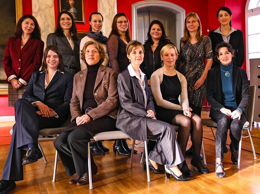 Gruppenfoto der Postdoktorandinnen 2012