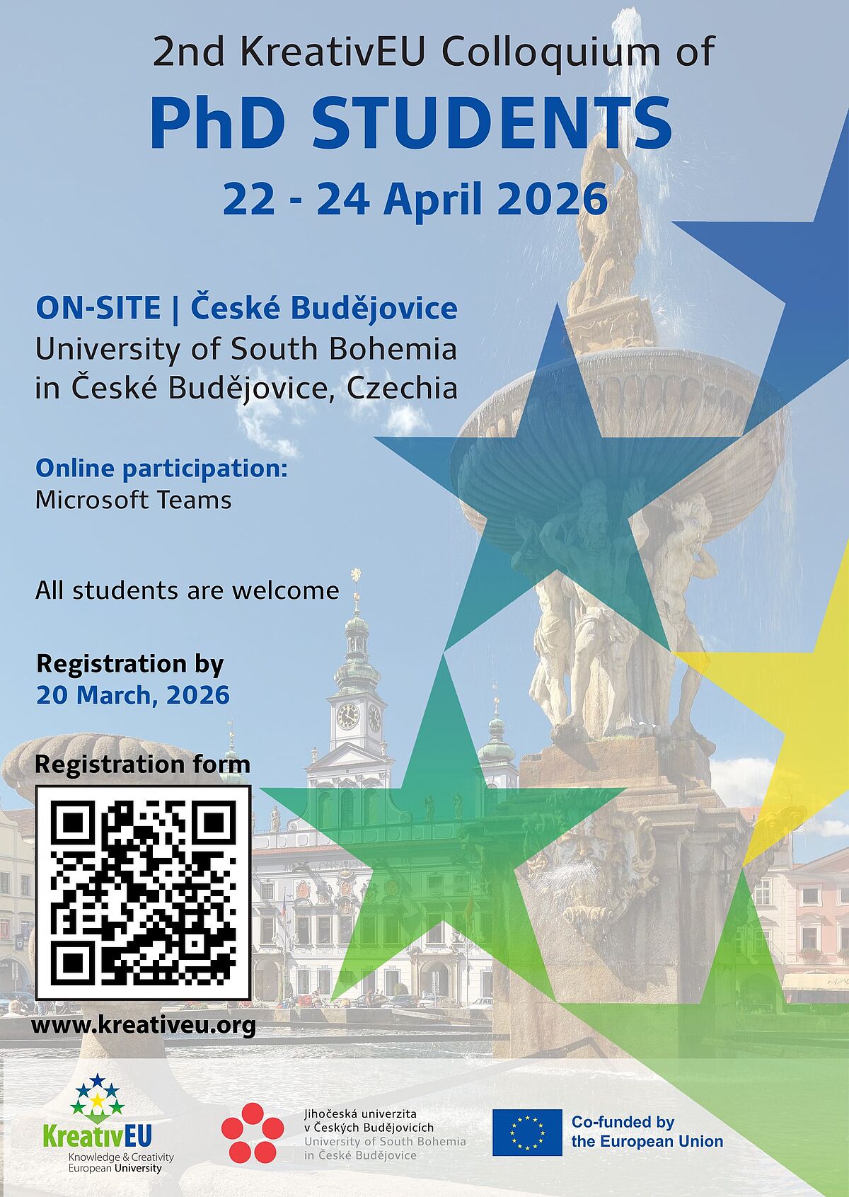 2nd KreativEU Colloquium of PhD Students in České Budějovice