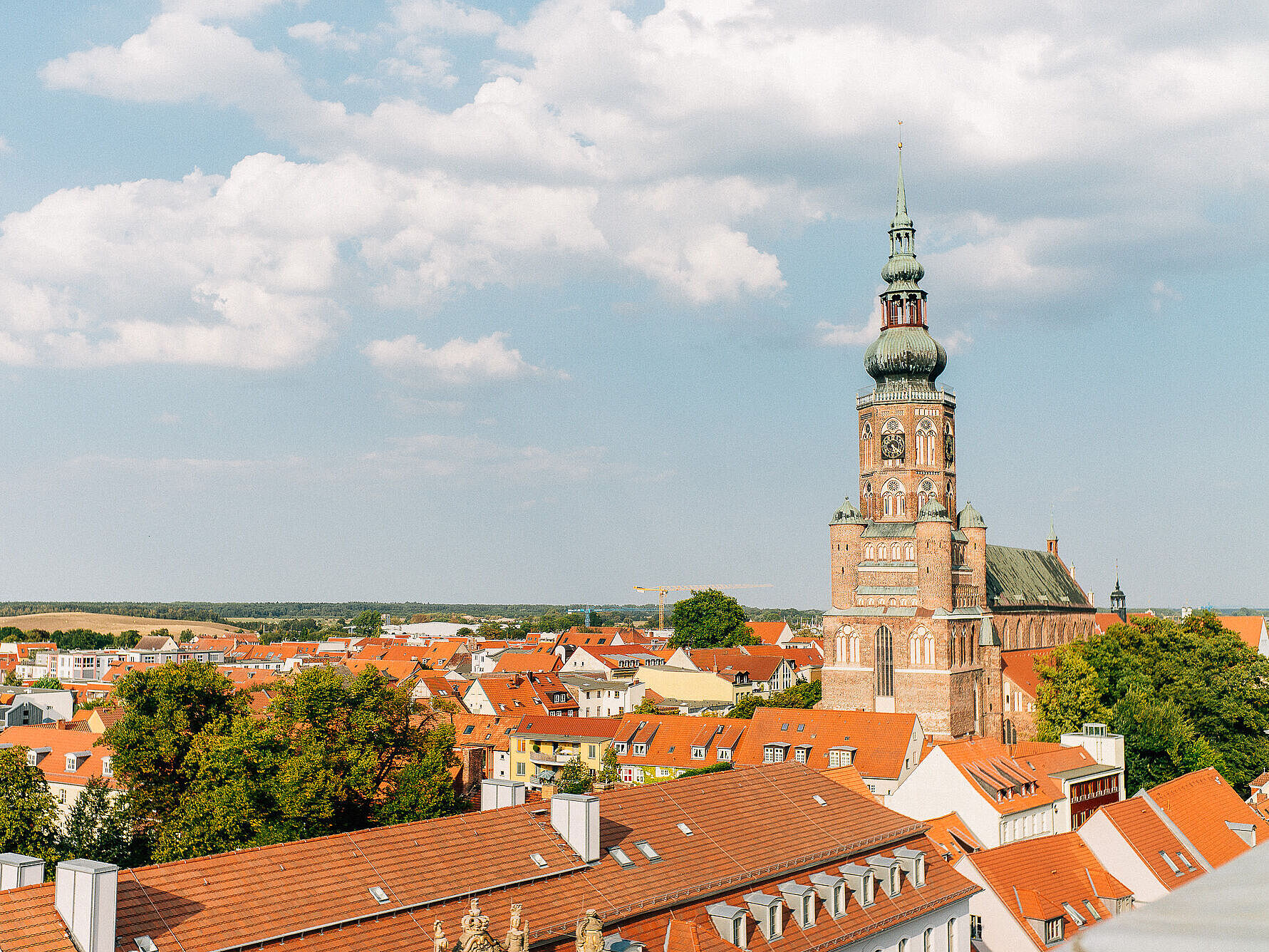 Blick über Greifswald