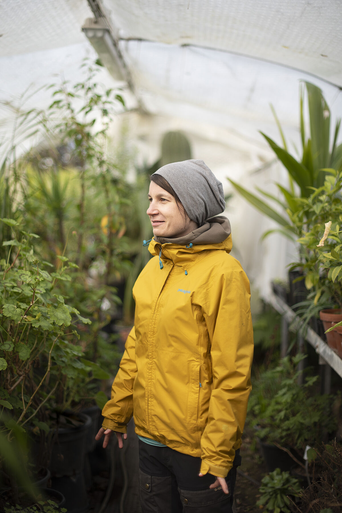 Prof. Dr. Gesche Blume-Werry im Aboretum Greifswald