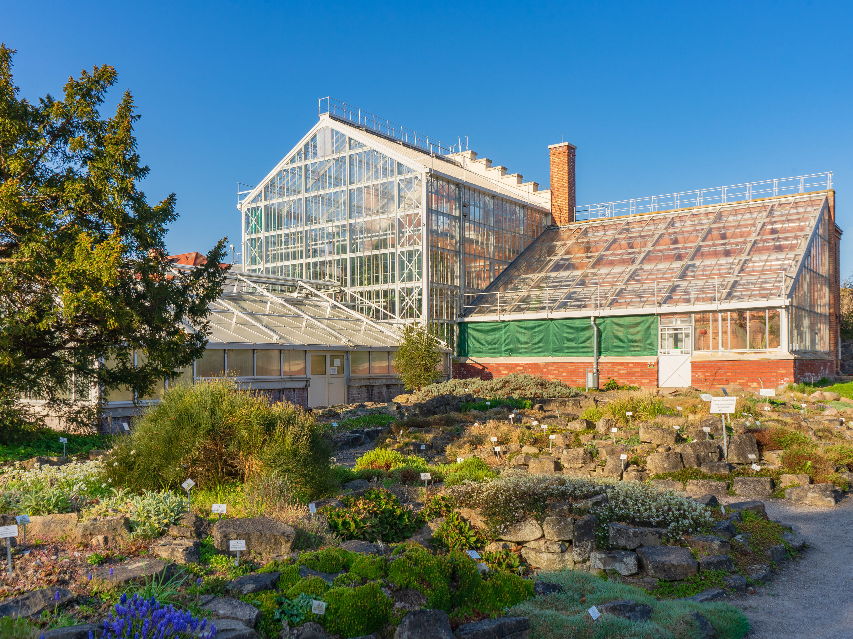 Gewächshausanlage des Botanischen Gartens der Universität Greifswald, © Jan Meßerschmidt, 2022
