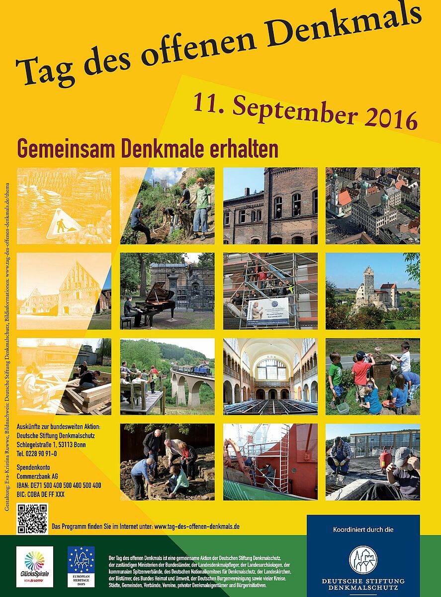 Plakat Tag des Offenen Denkmals
