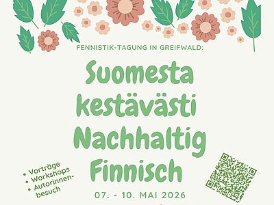 Grafik zur Veranstaltung „Nachhaltig Finnisch“