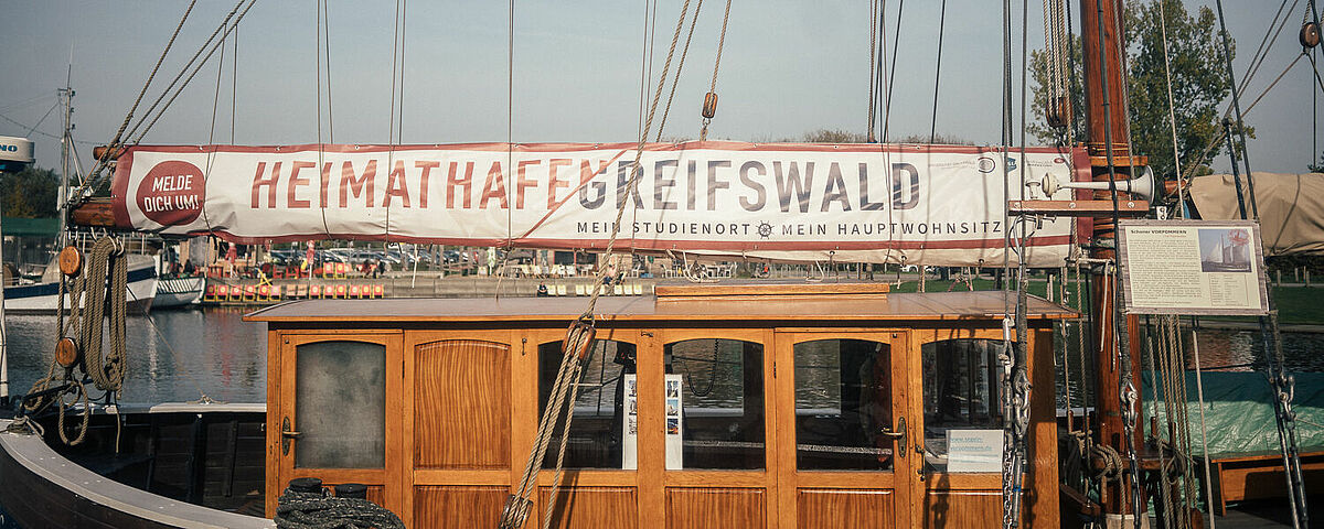 Heimathafen Banner an der Vorpommern ©Magnus Schult