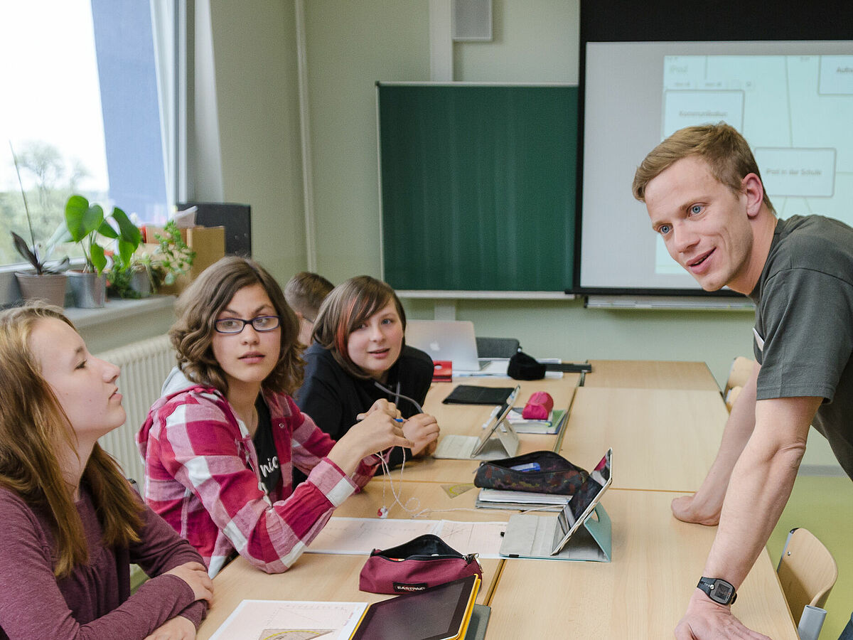 Lehrer und Schüler