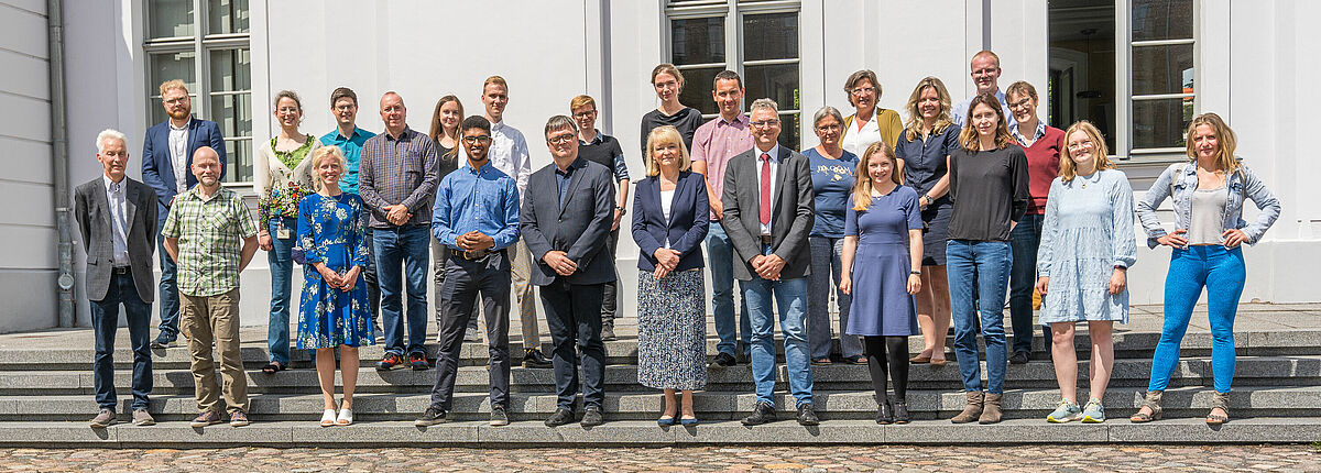 Zu sehen sind die Personen des Senates der Universität Greifswald