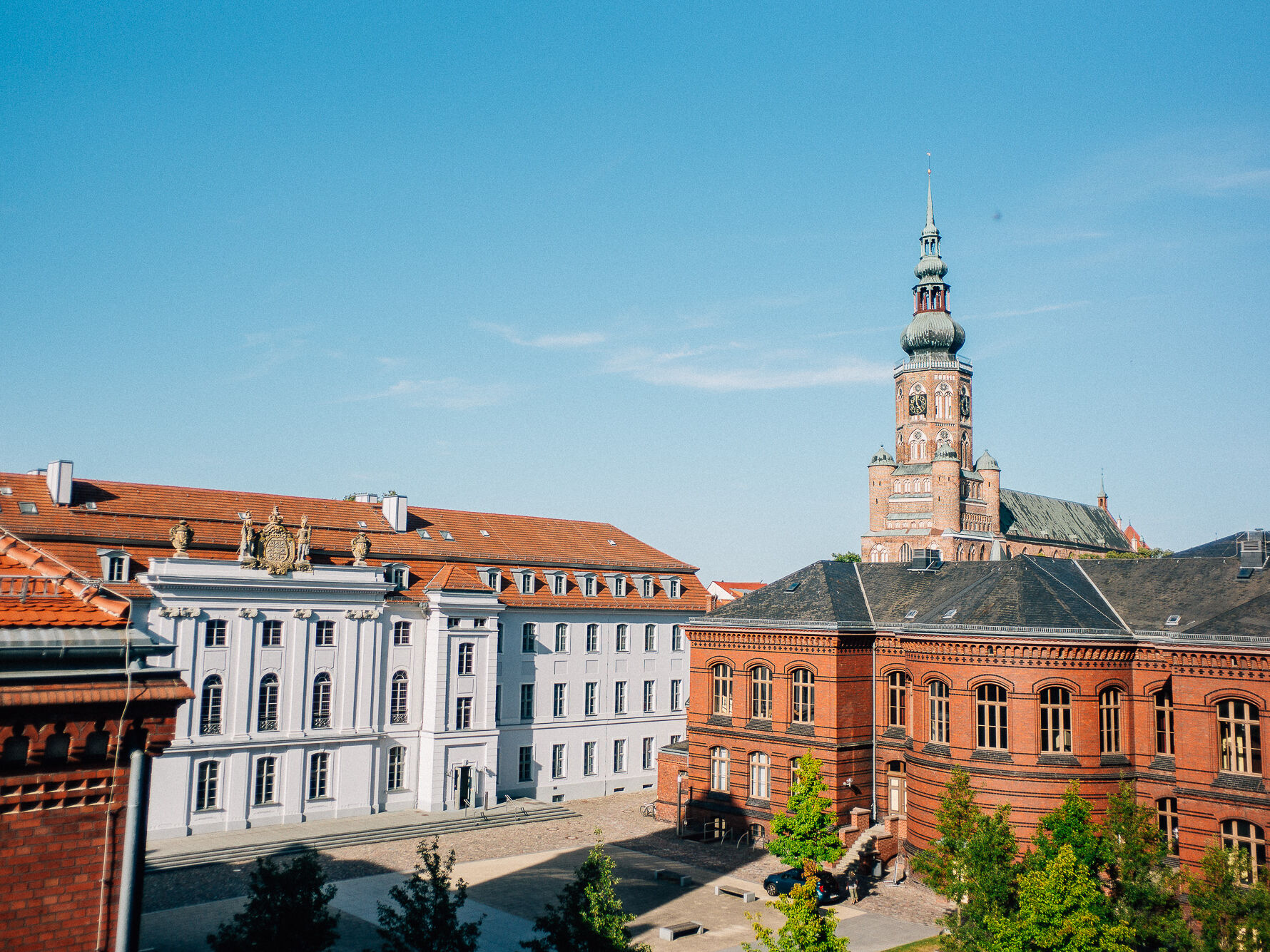 Symbolic image of the Old Town Campus of the University of Greifswald, © Till Junker, 2018