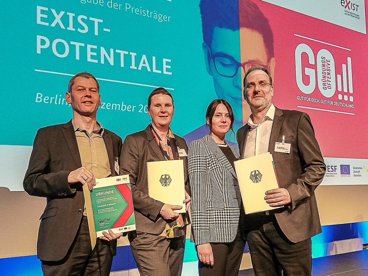 Preisübergabe Exist-Potentiale in Berlin am 3. Dezember 2019 – Foto: Privat