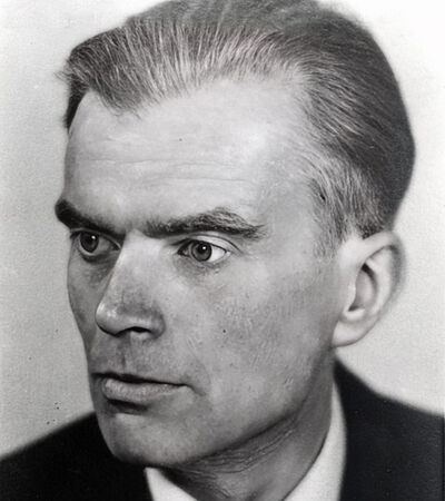 Auf dem Schwarzweiß-Foto ist Ernst Lohmeyer zu sehen.