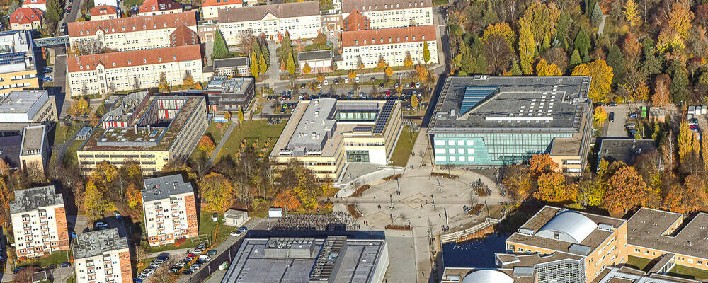 Luftbild vom Campus Beitzplatz ©Graupner