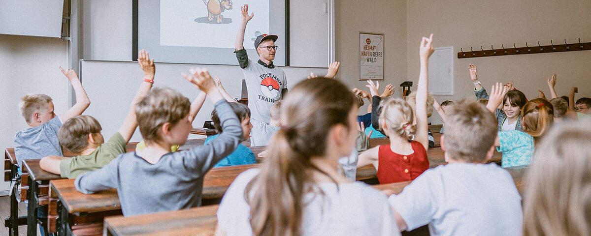 Kinder in den Hörsaal, Magnus Schult 2019 