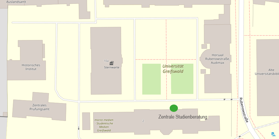 Map of Academic Counselling and Course Enquiries