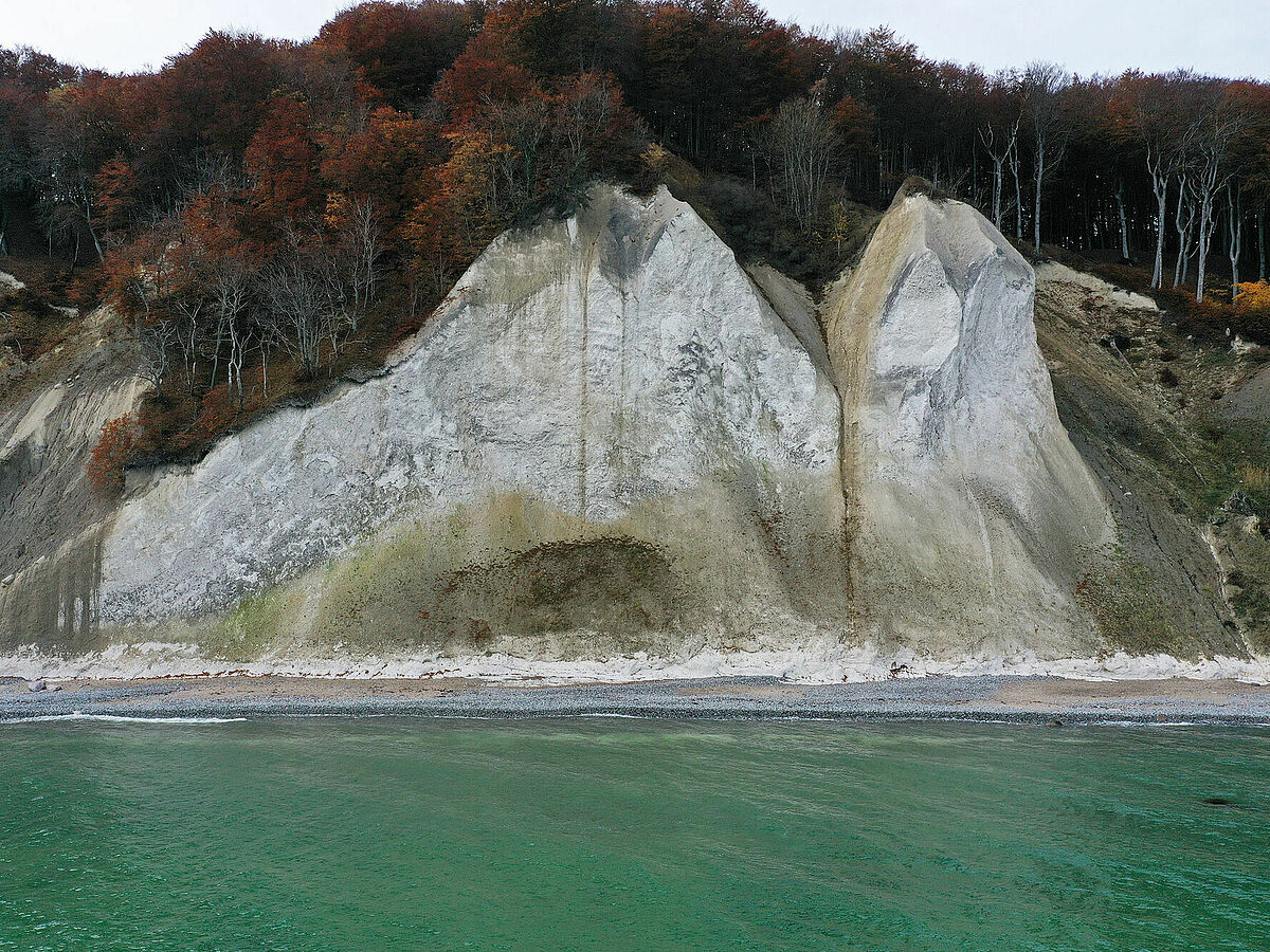 Drohnenaufnahme der Wissower Klinken auf Rügen, ©Anna_Gehrmann