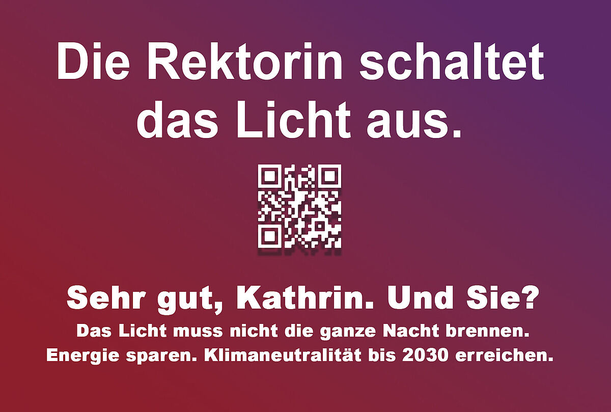 Kampagne "Energie sparen"
