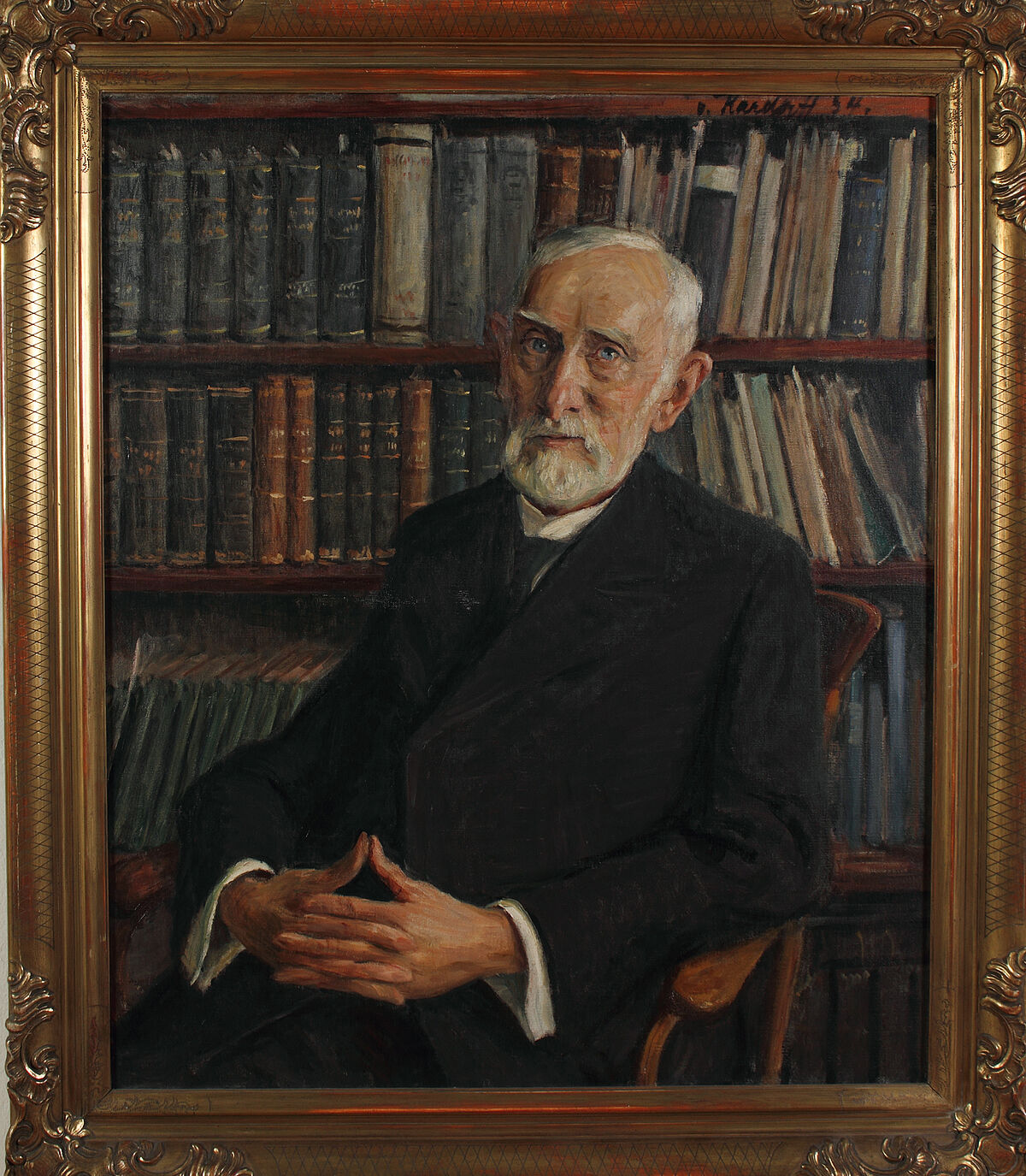 Prof. Dr. Ernst Bernheim (Portraits von v. Kardorff), Foto: Universität Greifswald, Kustodie